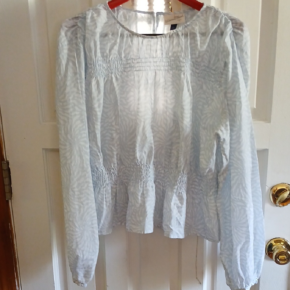 Universal Thread Light Gray Blouse.Boho Styler. - image 1